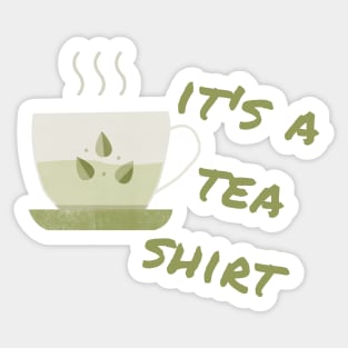 Tea Shirt Sticker